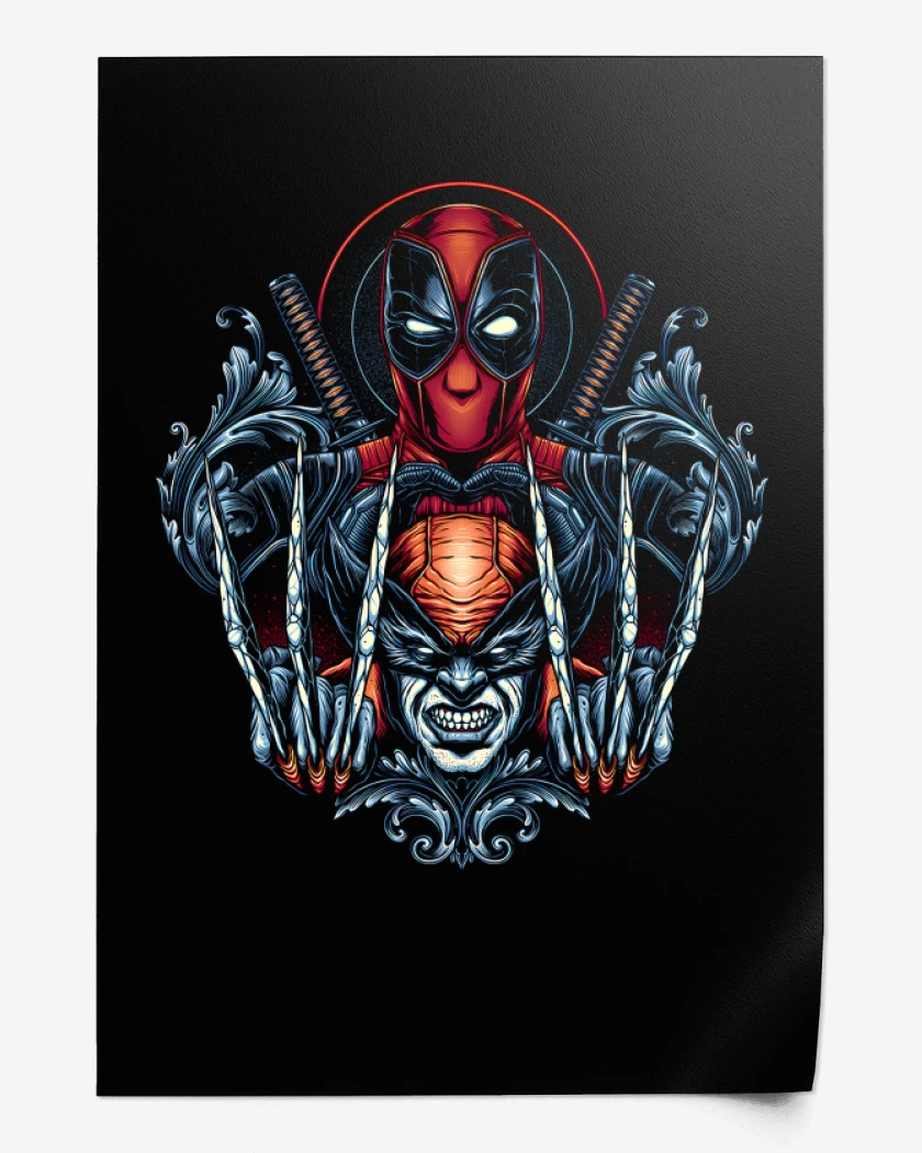 Print Negro de Wolverpool