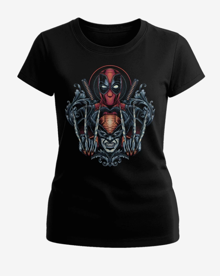 Polera de Mujer Negro de Wolverpool