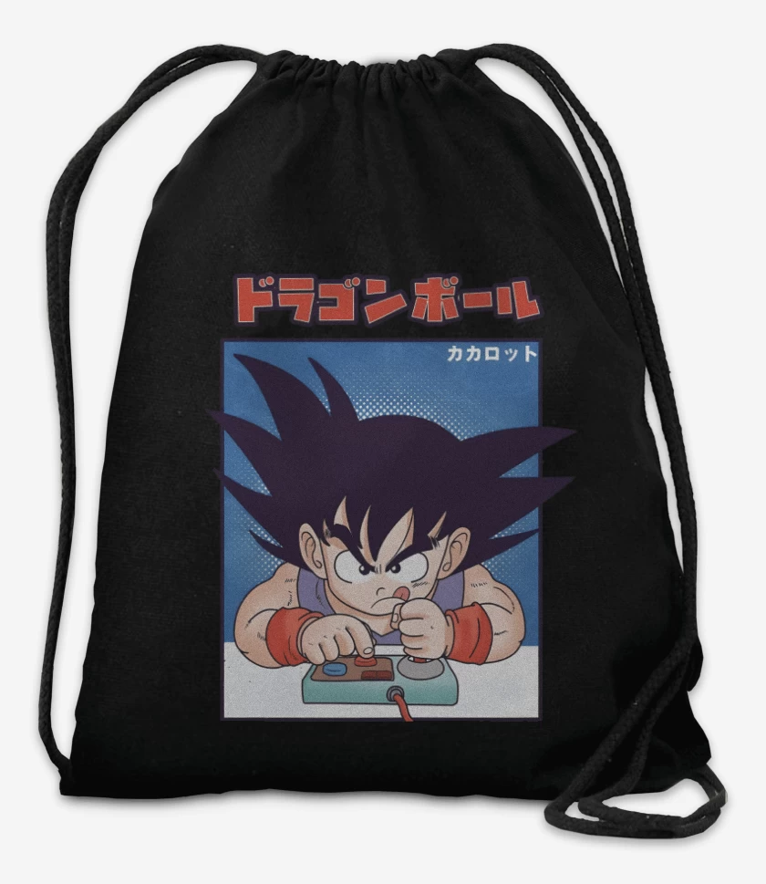 Mochila Negro de Goku Gamer Z