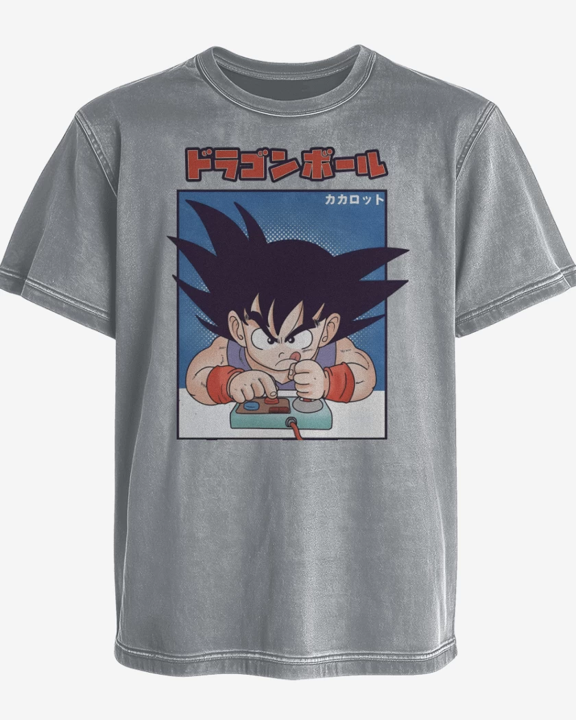 Polera desgastada Goku Gamer Z