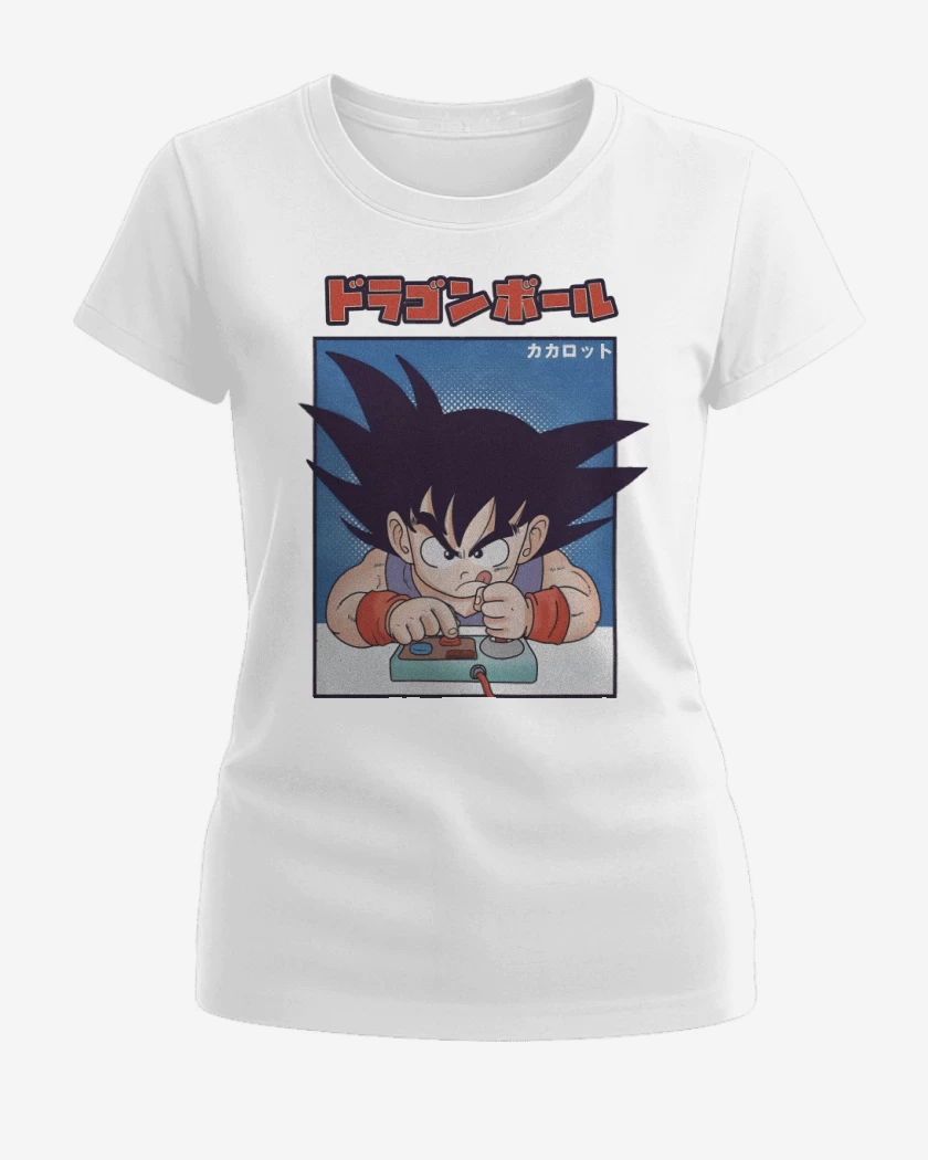 Polera de Mujer Goku Gamer Z