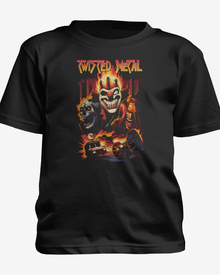 Polera de niño Negro de Twisted Metal 