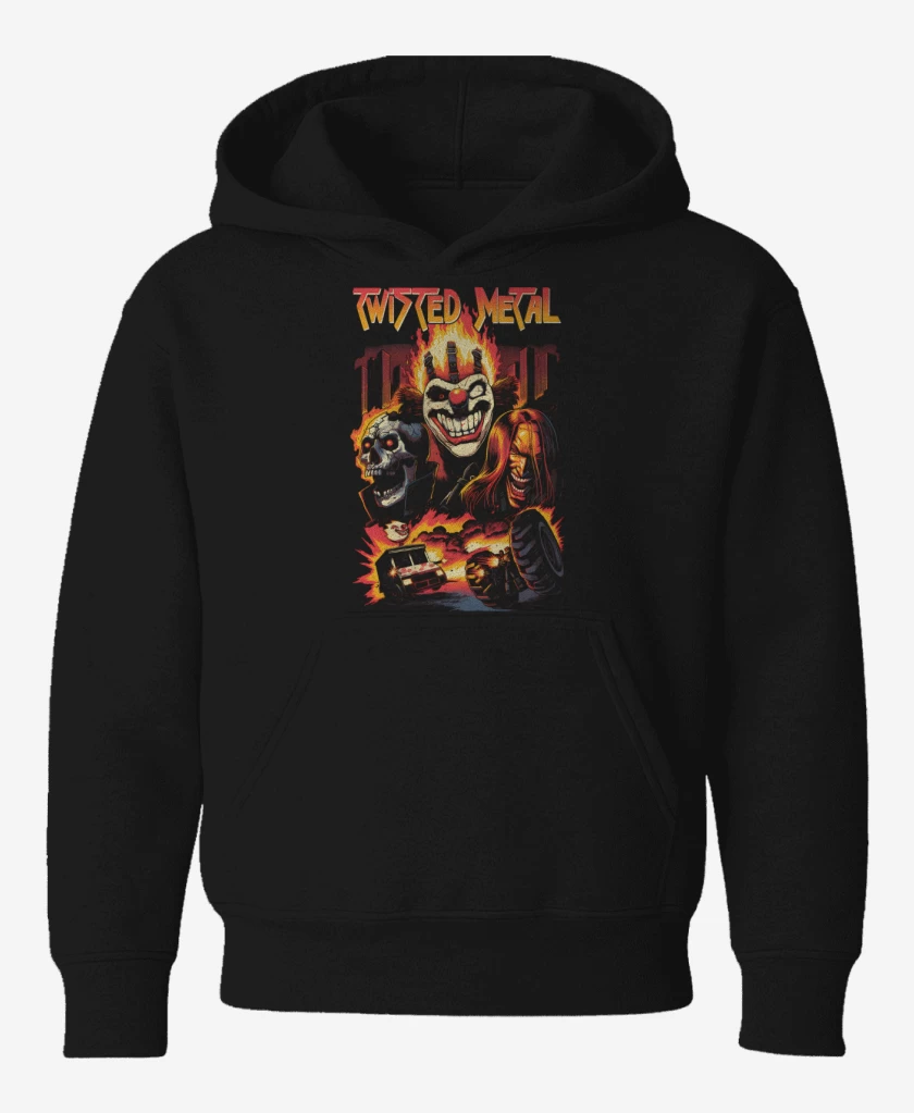 Poleron de niño Negro de Twisted Metal 