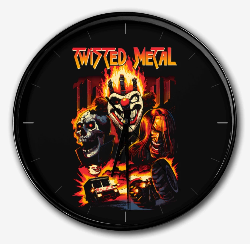 Reloj Negro de Twisted Metal 