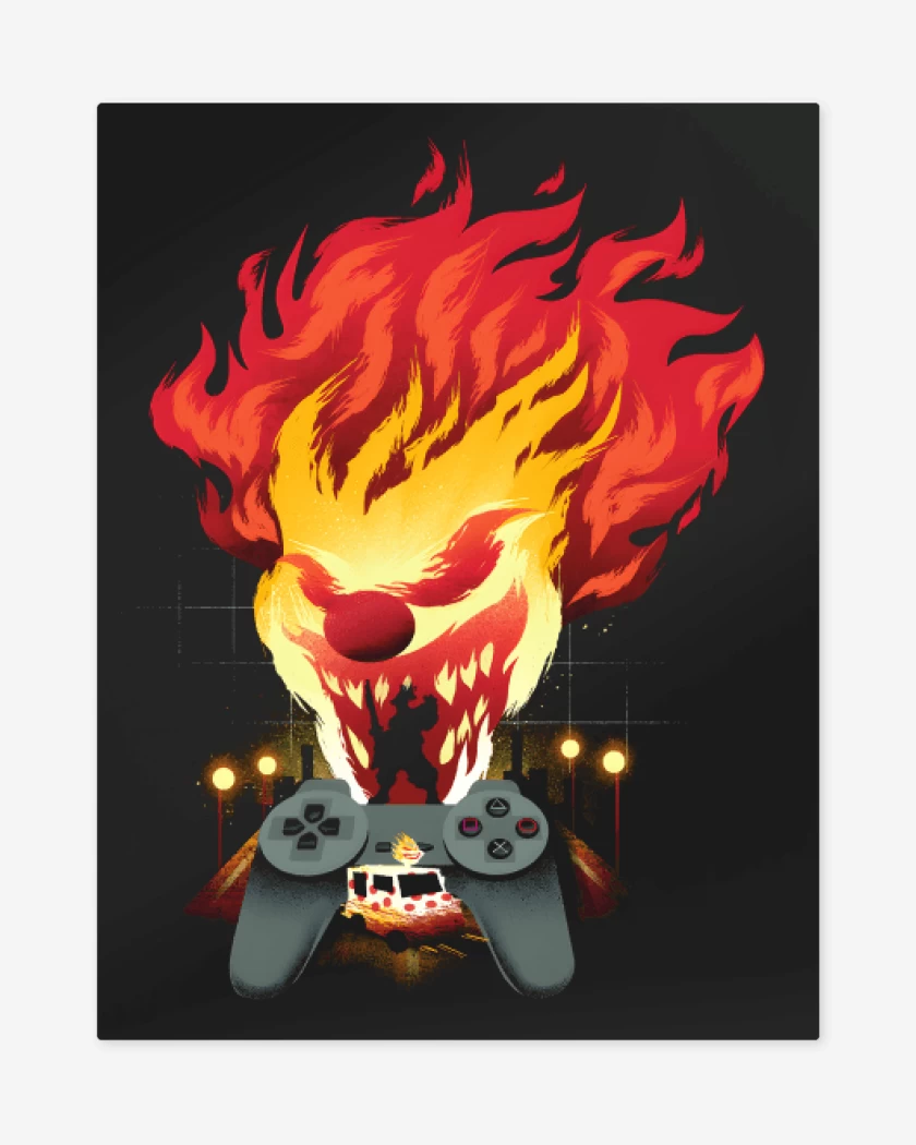 Print metalico Negro de Twisted PSX