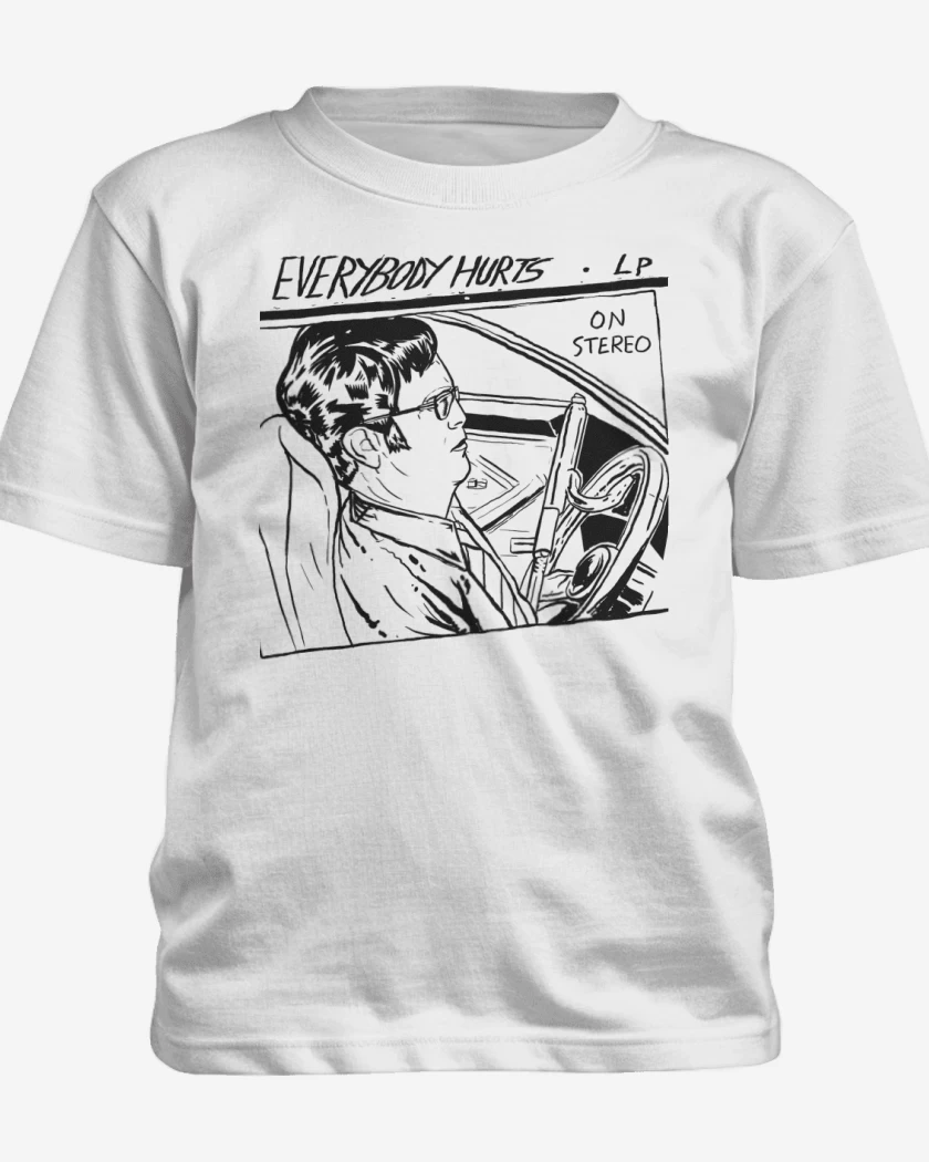 Polera de niño Blanco de Everybody Hurts