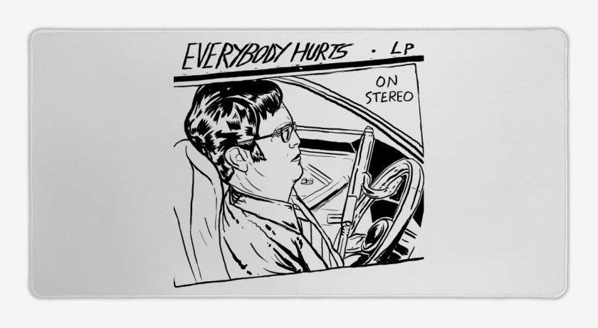 Mouse pad Gamer Everybody Hurts