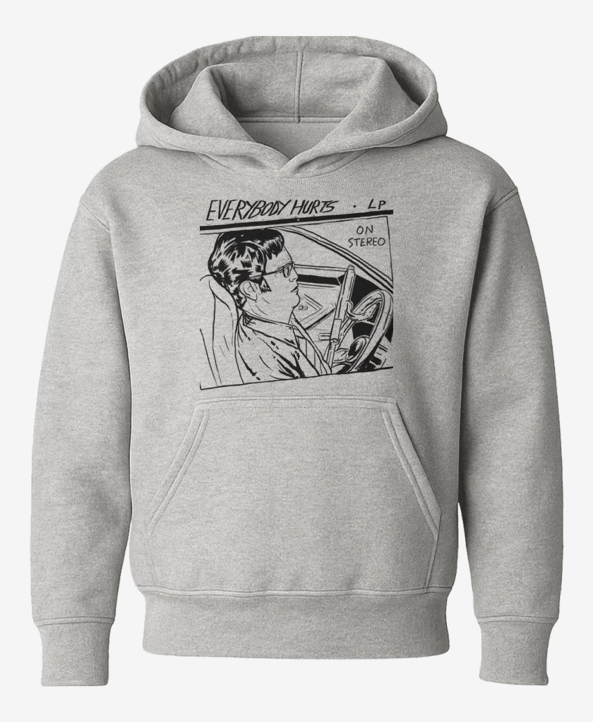 Poleron de niño Gris Melange de Everybody Hurts