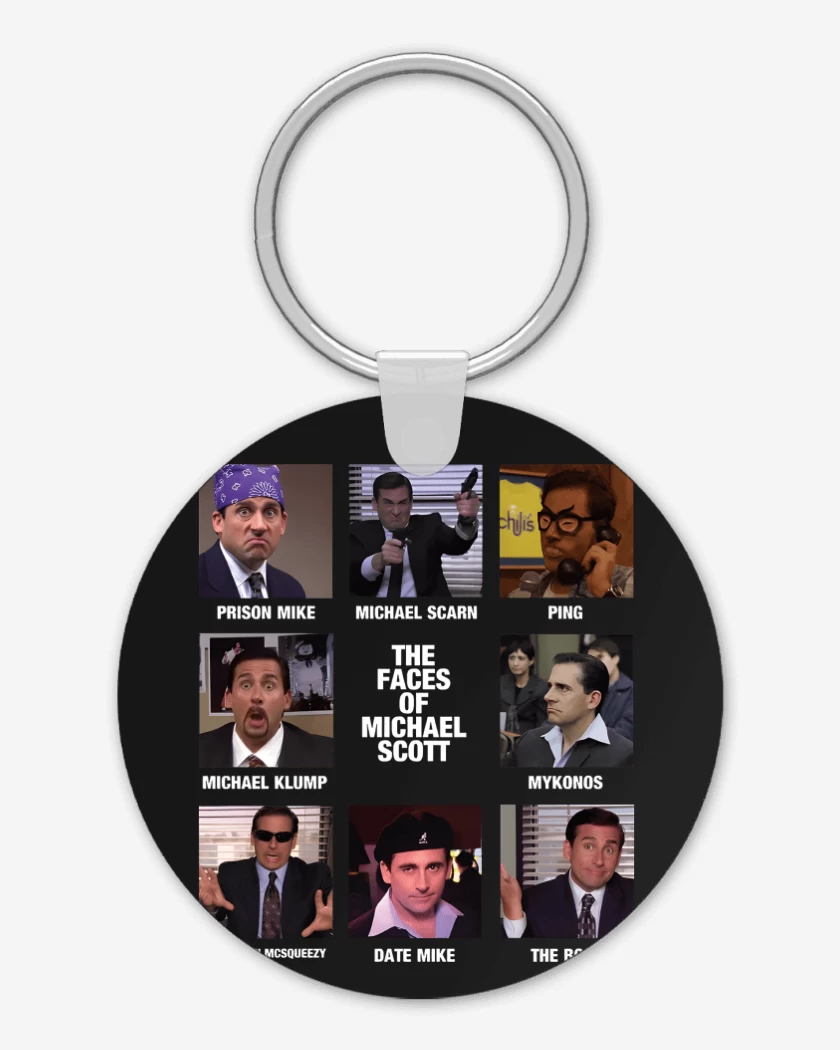 Llavero The Faces of Michael Scott