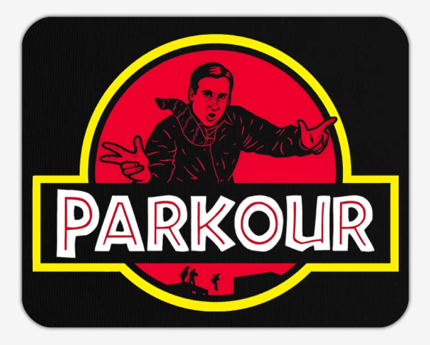 Mousepad Jurassic Parkour