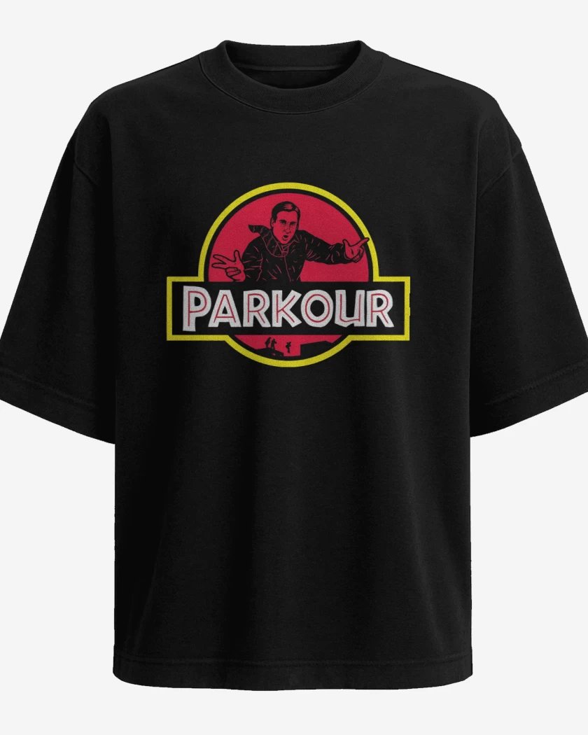 Polera Oversize Jurassic Parkour