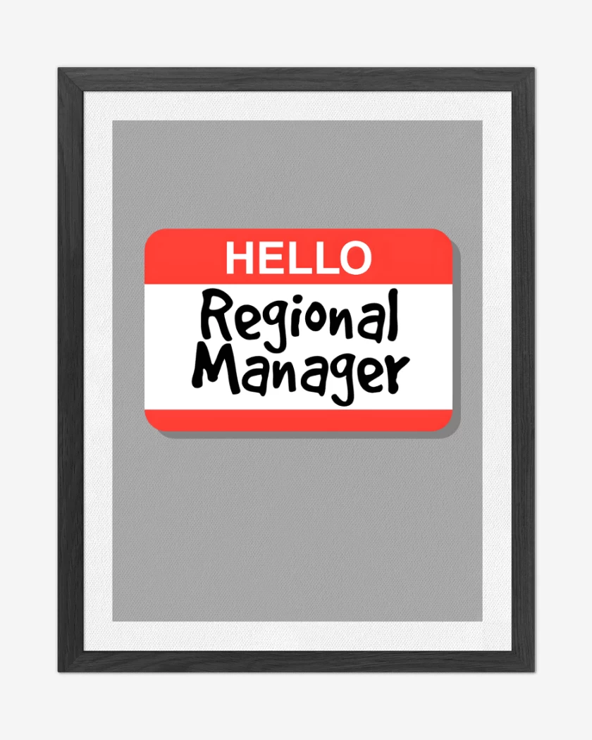Cuadro decorativo Regional Manager