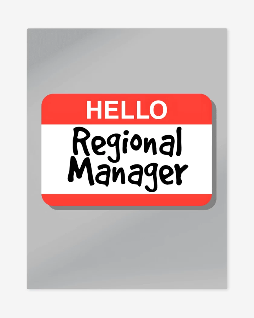 Print metalico Gris Melange de Regional Manager