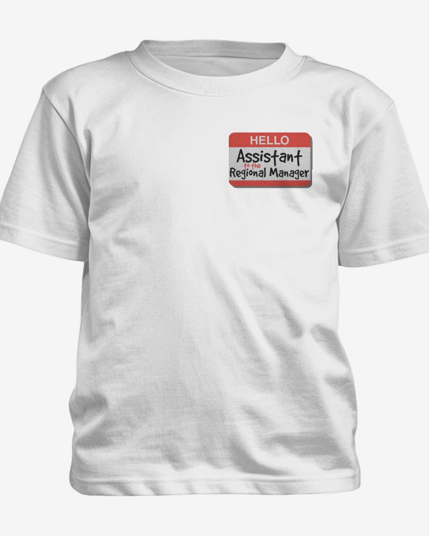 Polera de niño Blanco de Assistant to the Regional Manager