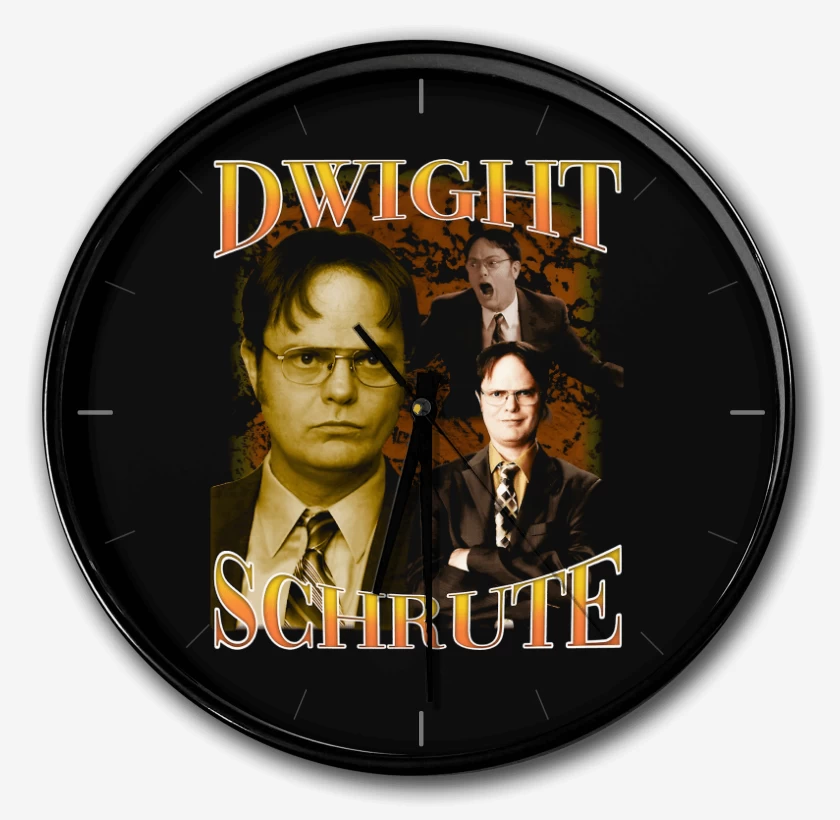 Reloj Negro de Dwight Schrute