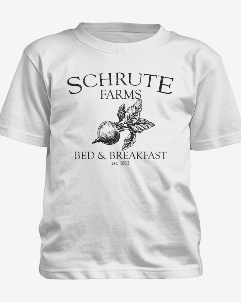 Polera de niño Blanco de Schrute Farms