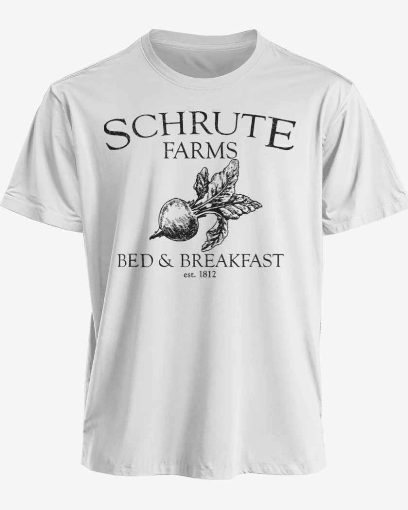 Polera premium Blanco de Schrute Farms