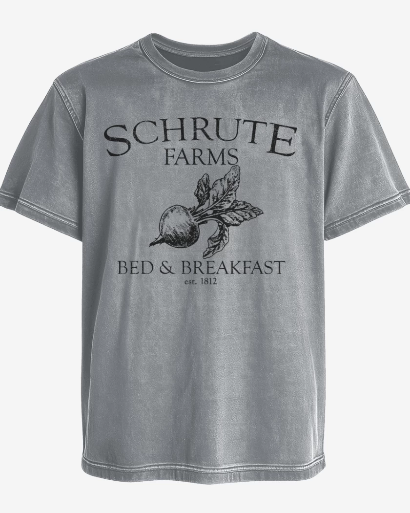 Polera desgastada Schrute Farms