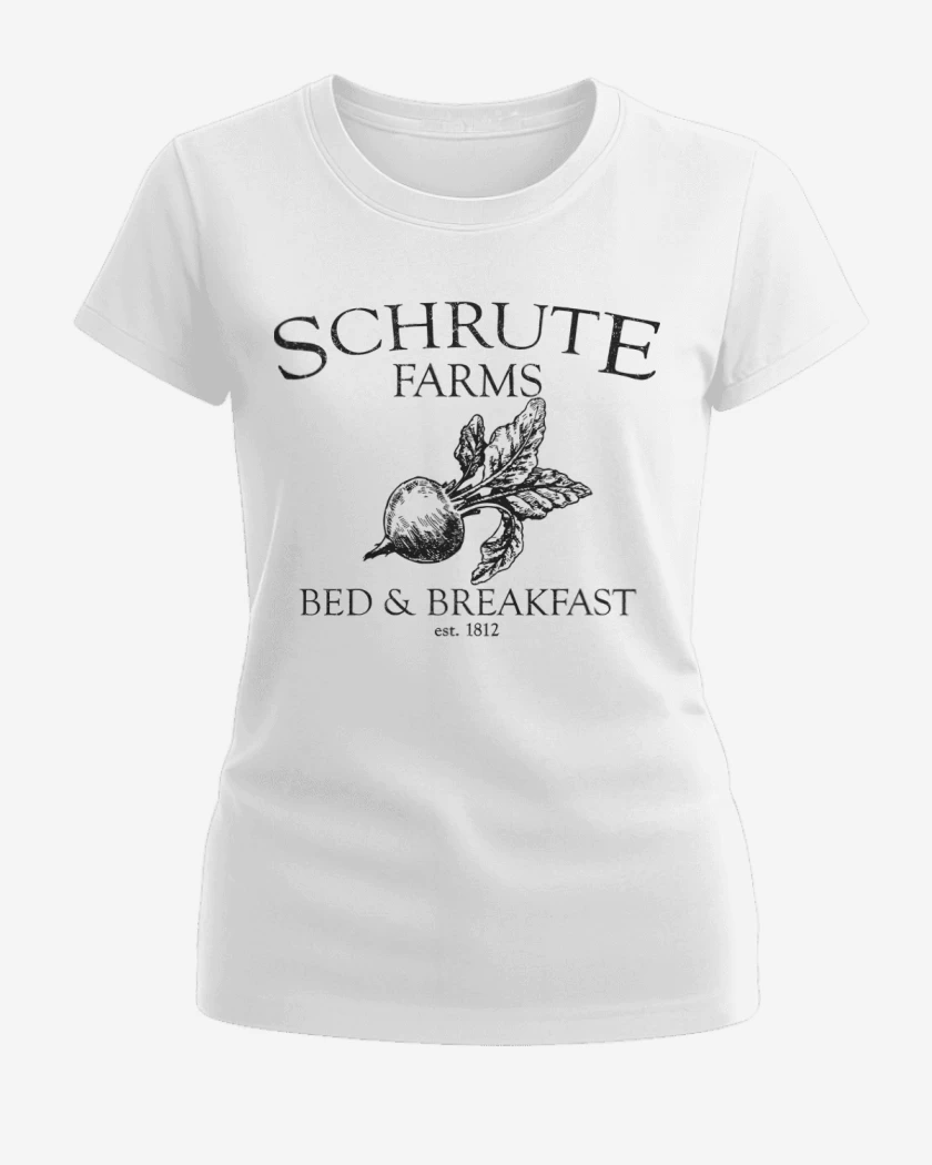 Polera de Mujer Blanco de Schrute Farms
