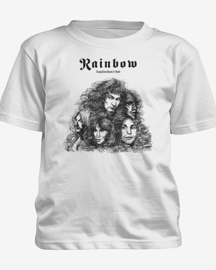 Polera de niño Blanco de Long Live Rock n Roll