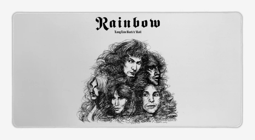 Mouse pad Gamer Long Live Rock n Roll