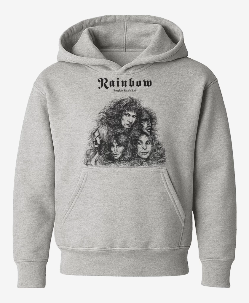 Poleron de niño Gris Melange de Long Live Rock n Roll