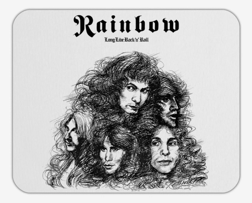 Mousepad Long Live Rock n Roll