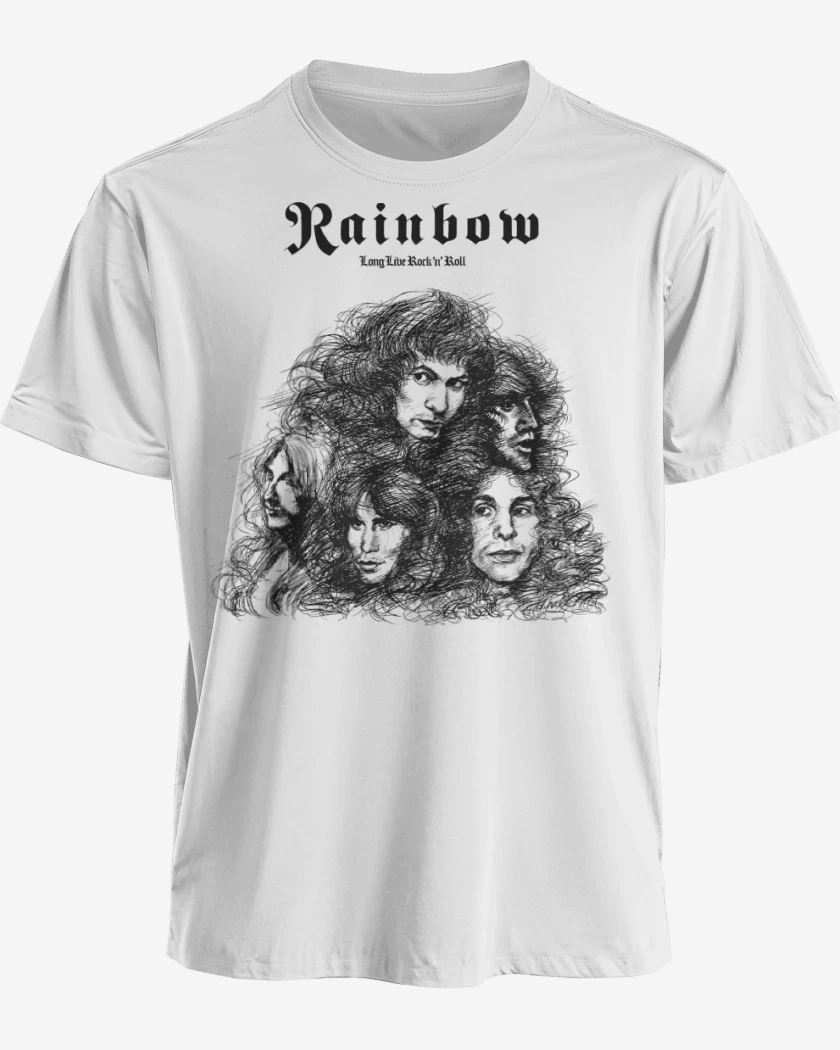 Polera premium Blanco de Long Live Rock n Roll