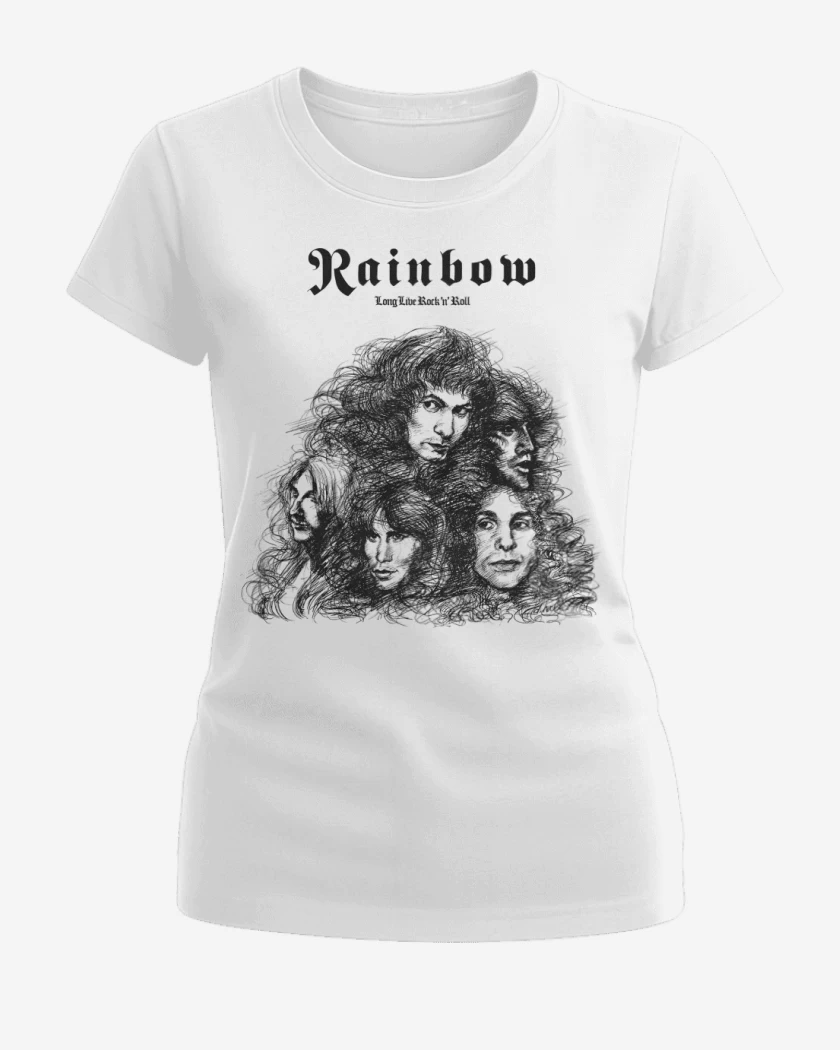 Polera de Mujer Blanco de Long Live Rock n Roll