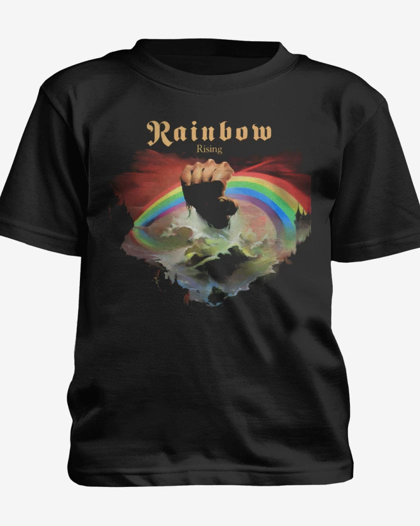 Polera de niño Negro de Rainbow Rising
