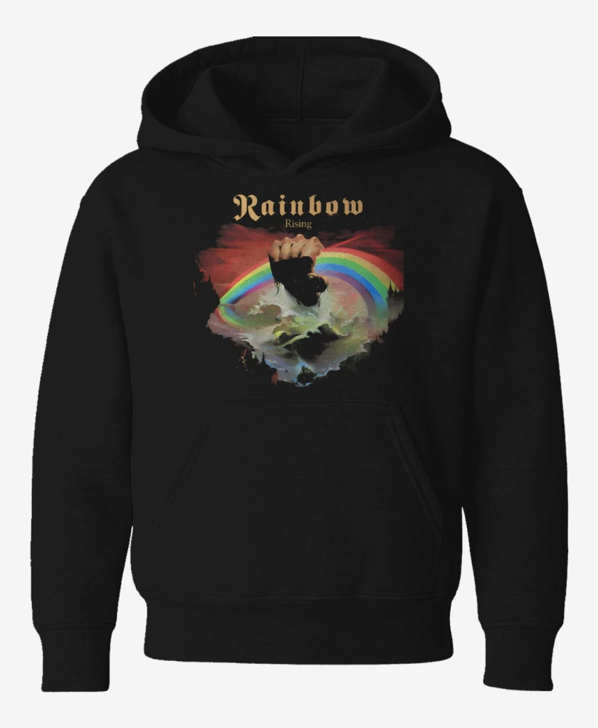 Poleron de niño Negro de Rainbow Rising