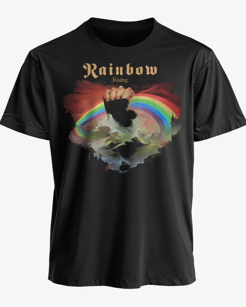 Polera premium Negro de Rainbow Rising