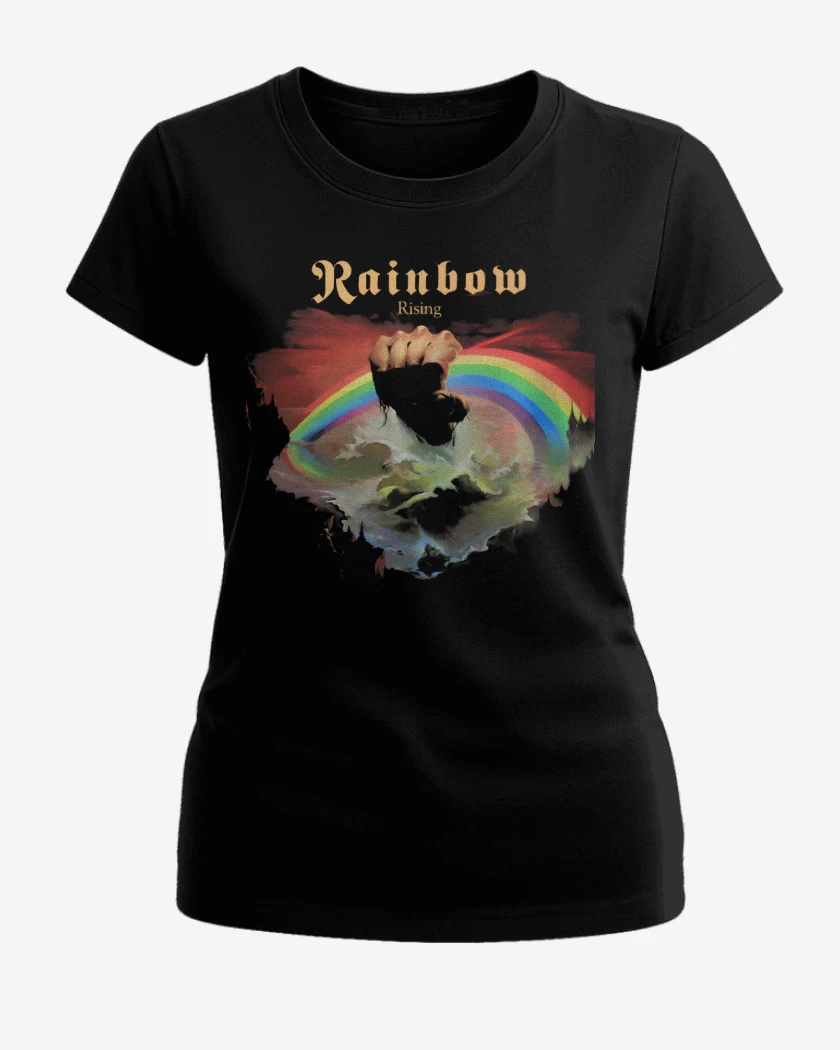 Polera de Mujer Negro de Rainbow Rising
