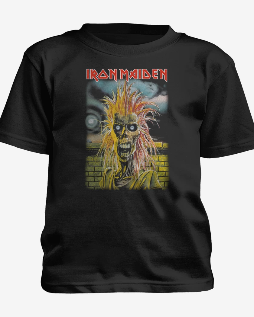 Polera de niño Negro de Iron Maiden ST
