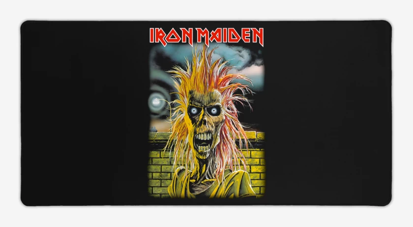 Mouse pad Gamer Negro de Iron Maiden ST