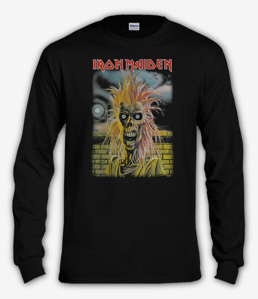 Polera manga larga Negro de Iron Maiden ST