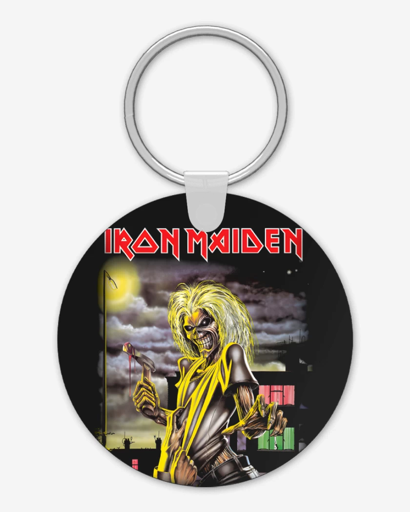Llavero Negro de Maiden Killers