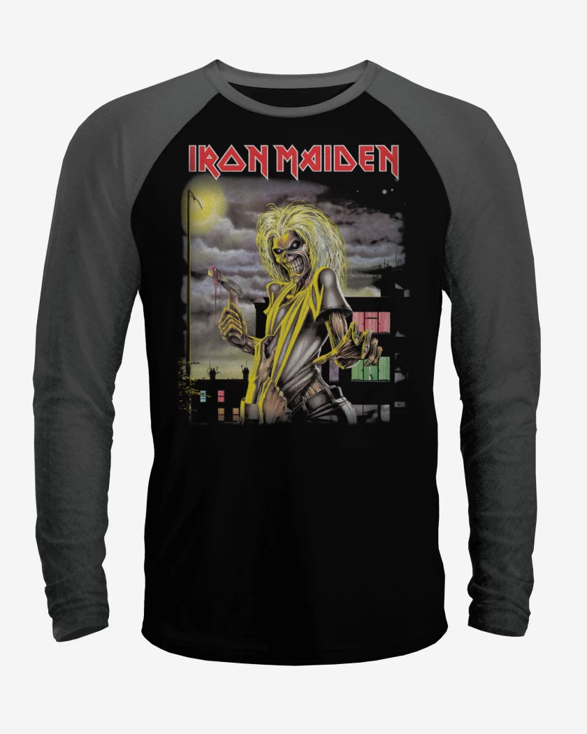 Polera Raglan Maiden Killers