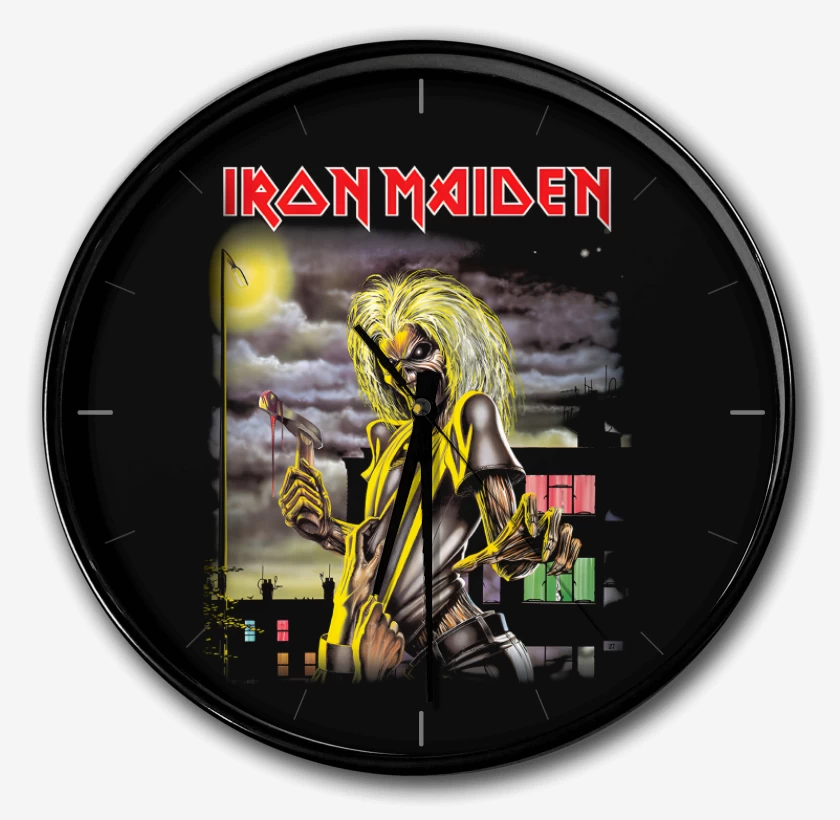 Reloj Negro de Maiden Killers