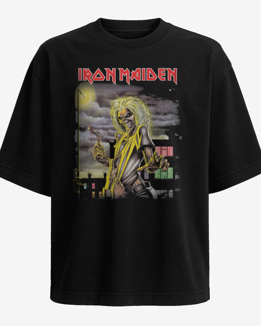 Polera Oversize Maiden Killers