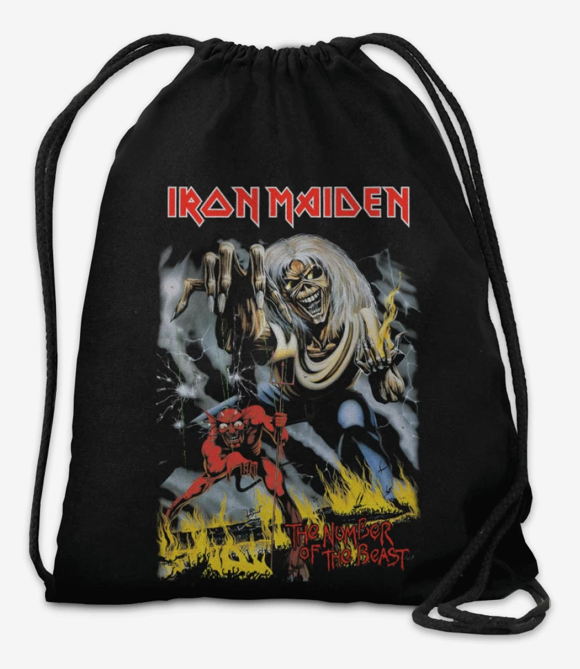 Mochila Negro de Number of the Beast