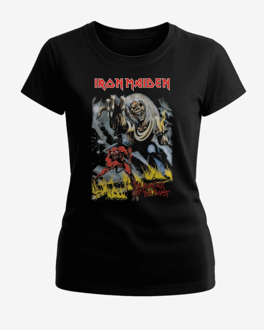 Polera de Mujer Number of the Beast