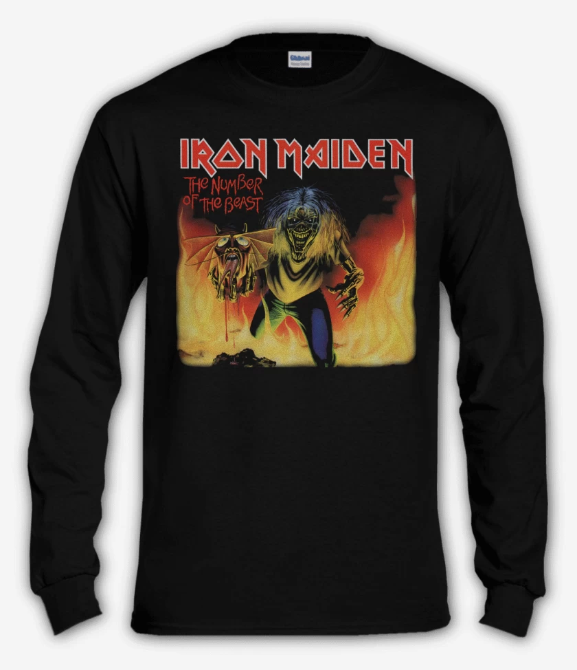 Polera manga larga Negro de The Beast
