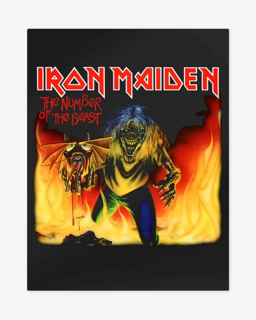 Print metalico Negro de The Beast