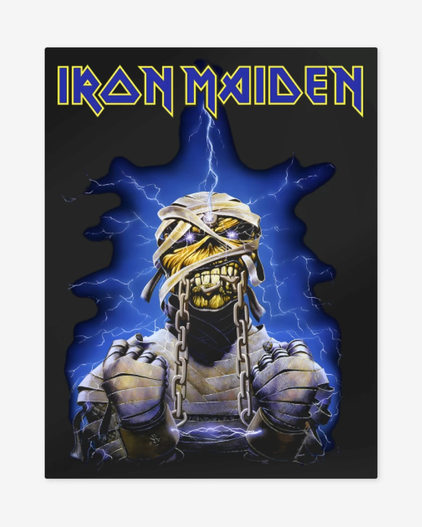 Print metalico Negro de Powerslave
