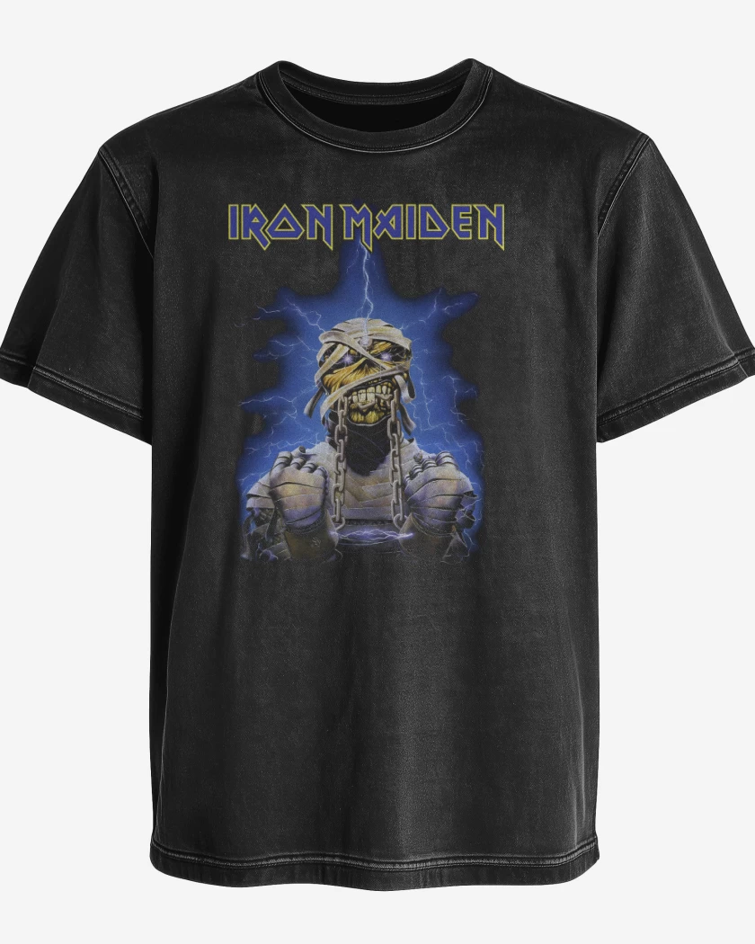 Polera desgastada Powerslave