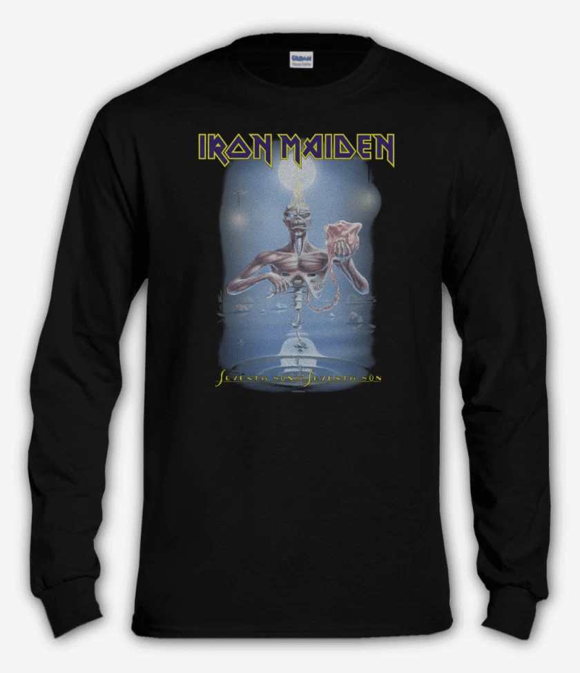 Polera manga larga Negro de Seventh Son