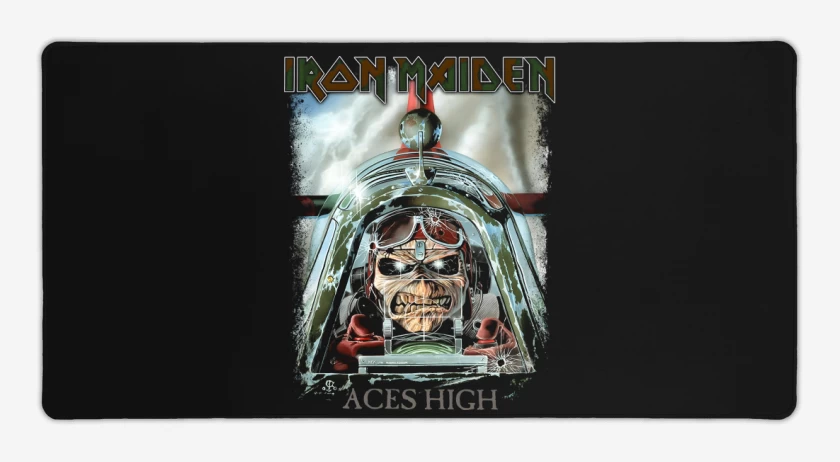 Mouse pad Gamer Negro de Eddie Aces High