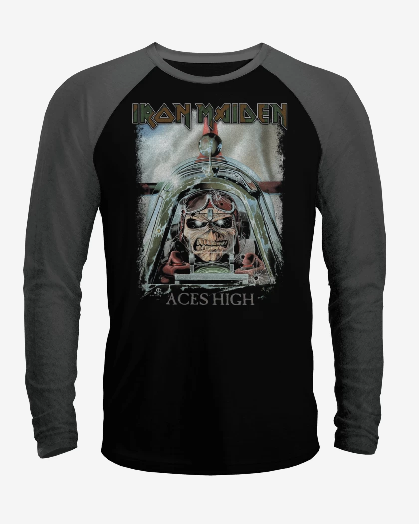 Polera Raglan Eddie Aces High