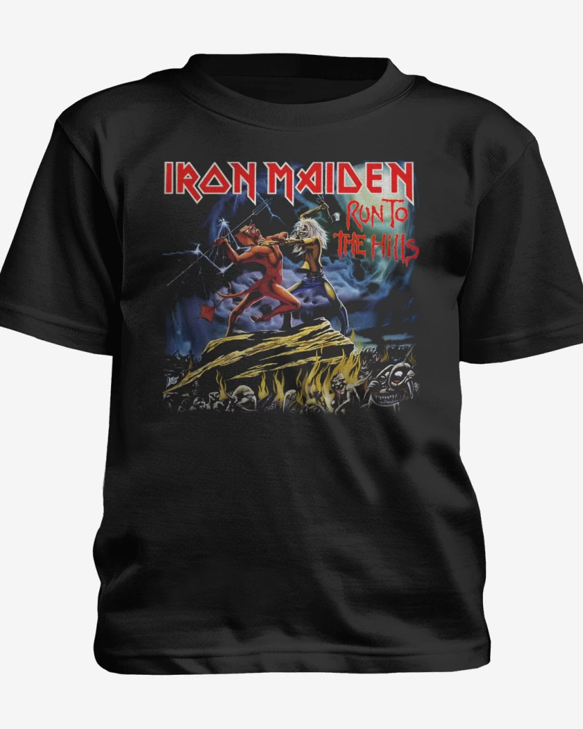 Polera de niño Negro de Run to the Hills